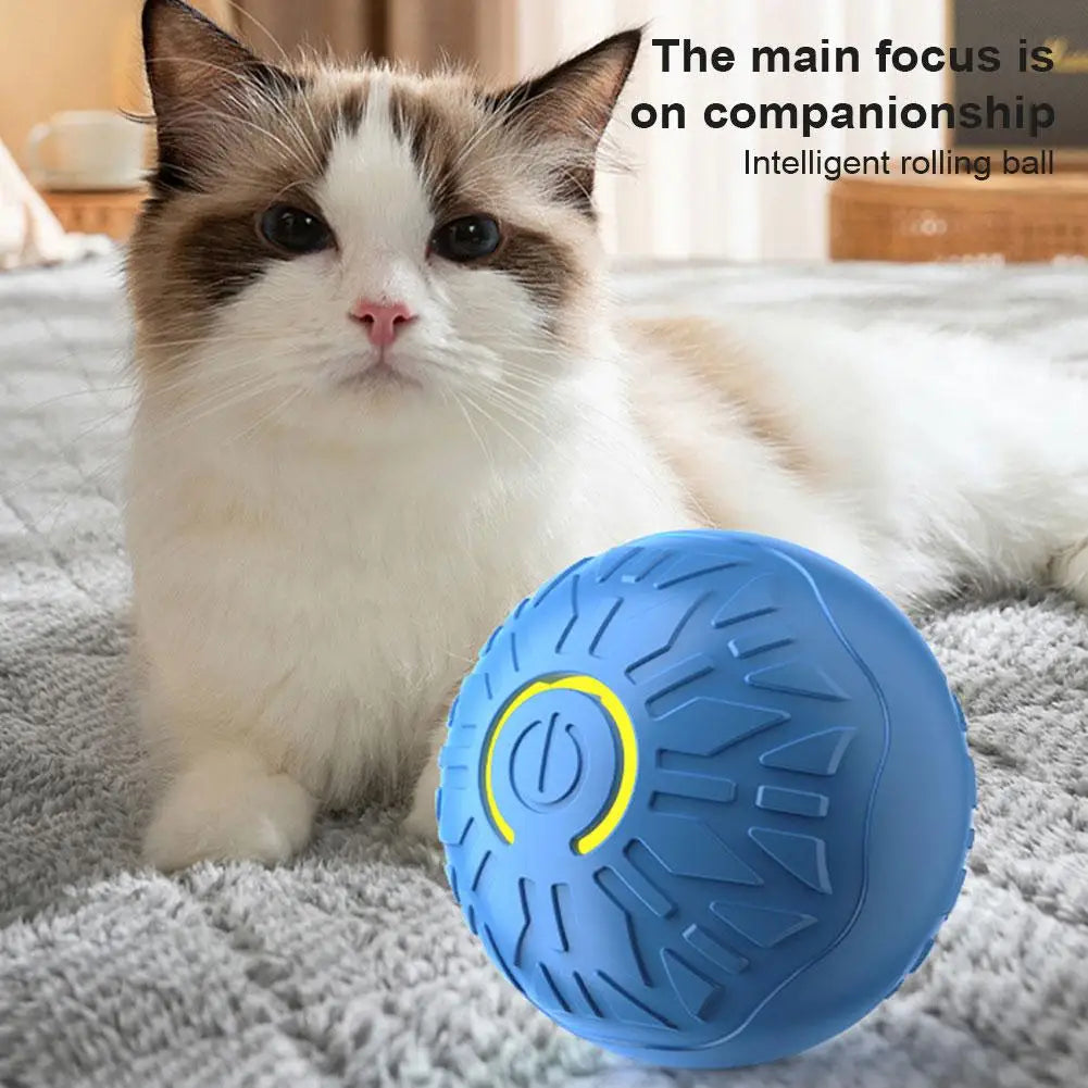 Smart Dog Toy Ball Electronic Interactive Pet Toy Moving Ball USB Automatic Moving Bouncing For Puppy Birthday Gift Cat Product