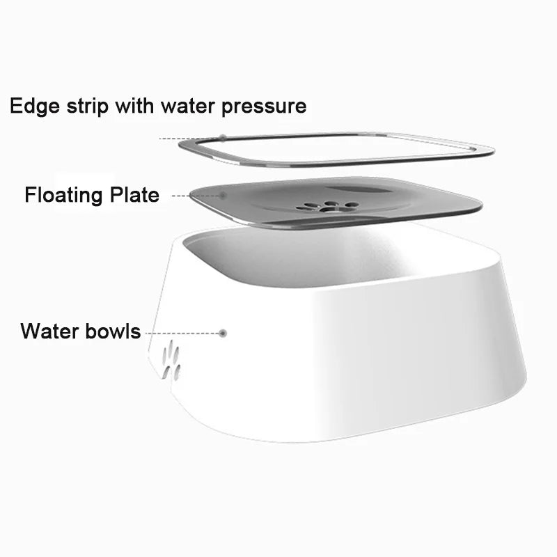 Water Bowl - Floating & Non-Wetting Mouth