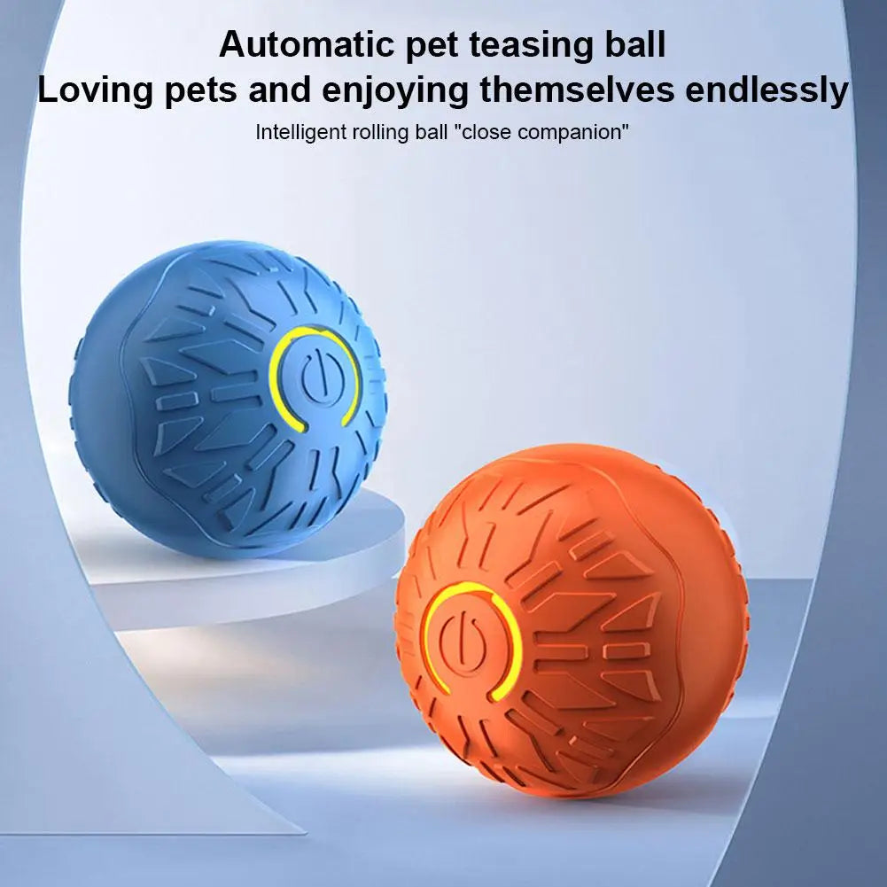 Smart Dog Toy Ball Electronic Interactive Pet Toy Moving Ball USB Automatic Moving Bouncing For Puppy Birthday Gift Cat Product